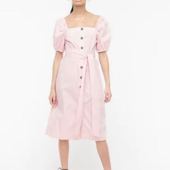 J.Crew Puff Sleeve Cottage Dress - Picture 1 of 5